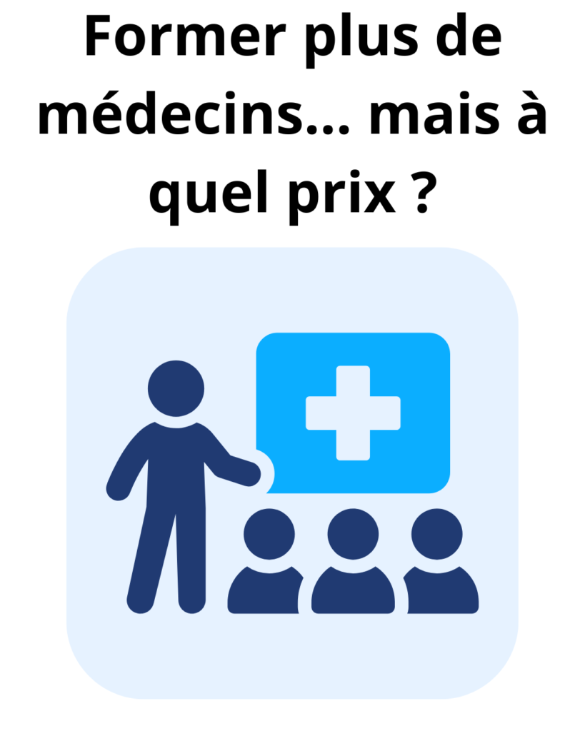 Former plus de médecins… mais à quel prix ?