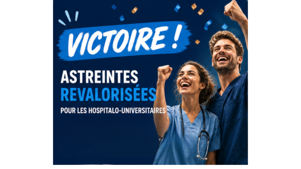 Victoire pour les hospitalo-universitaires : la revalorisation des astreintes entre en vigueur au 1er mai 2026