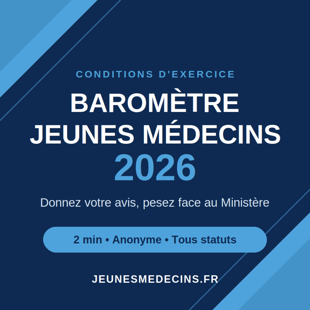 Baromètre Jeunes Médecins 2026 : votre voix face au Ministère
